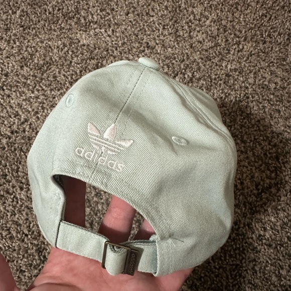 Adidas Women’s Teal Trefoil Hat - Picture 4 of 6